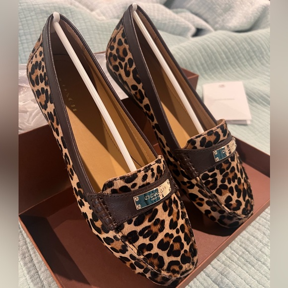 Coach Fredrica Leopard Haircalf ballet flat Women’s size 9 M BRAND NEW orig box - Picture 5 of 5